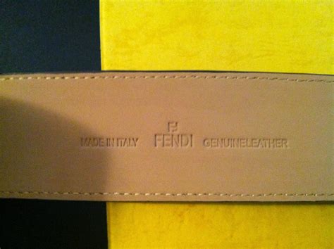 does fendi belts have serial numbers|fendi authentication code.